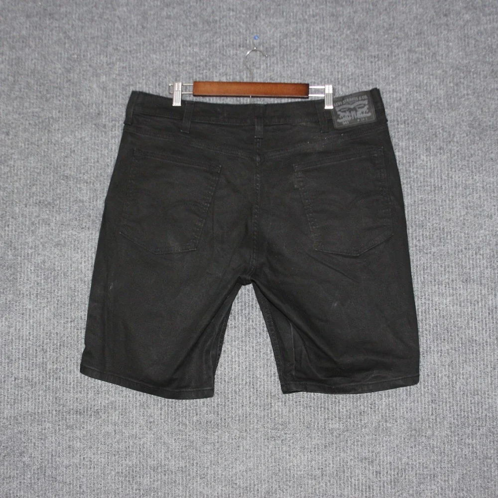 Levi's‎ 541 Athletic Taper Black Denim Shorts Mens W38 Waxes Utility